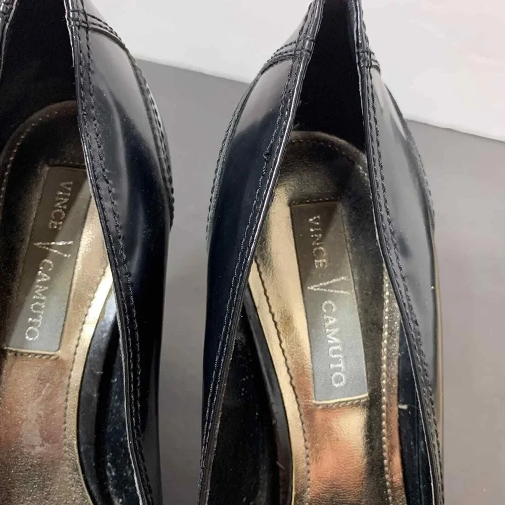 EUC Vince‎ Camuto Square Toe Tassel Detail Pumps Size 7